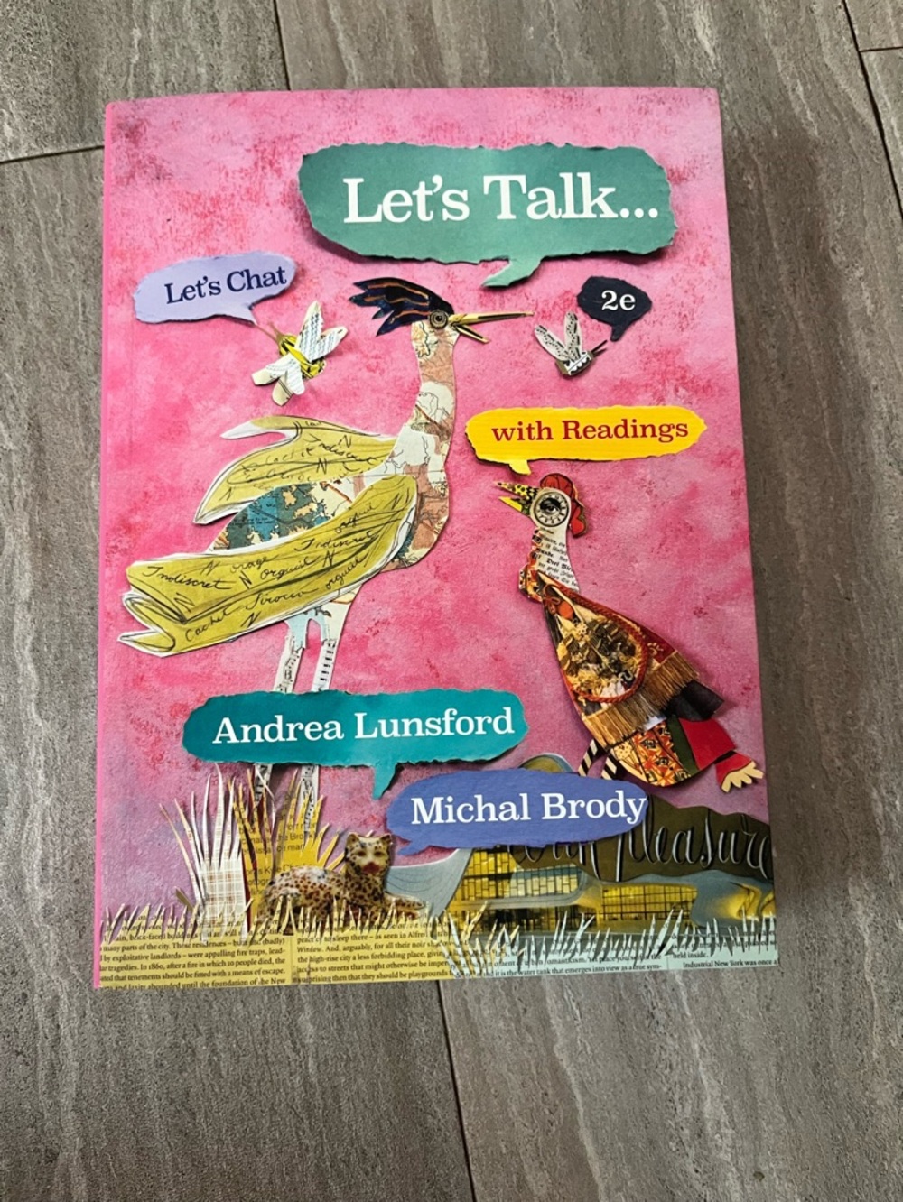 Let's Talk... with Readings - Pink Cover by Andrea Lunsford & Michal Brody